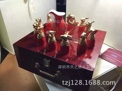 商務(wù)禮品_廠家 會銷商務(wù)禮品特價十二生肖酒杯 申請專利 頂級 