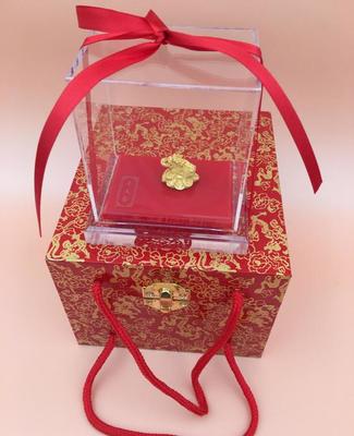 廠家直銷千足金《1克金貔貅》純金擺件 保險禮品、會銷禮品