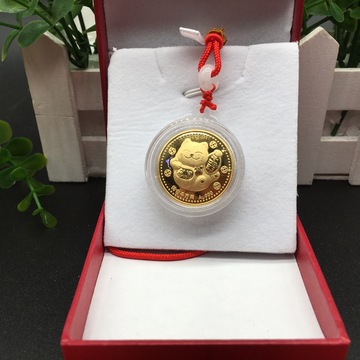 時(shí)來運(yùn)轉(zhuǎn)，招財(cái)納福 黃金招財(cái)貓掛件——會(huì)銷禮品的優(yōu)選